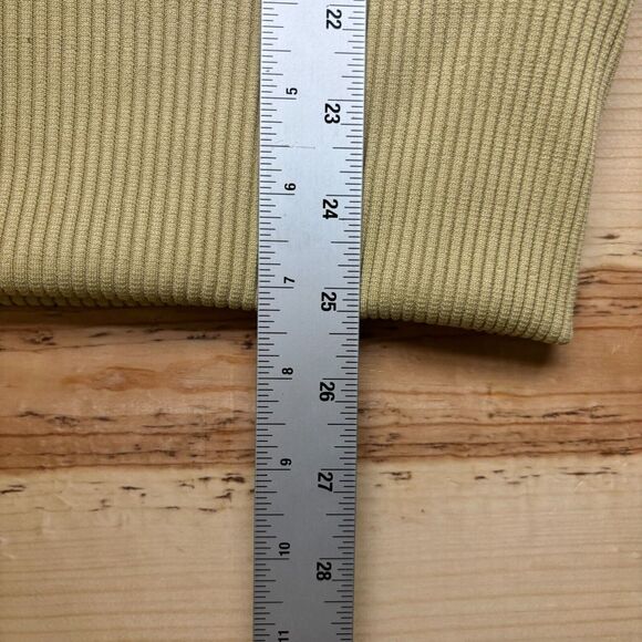 VINTAGE Nike Jacket Womens Yellow Pale Full Zip Track Swoosh Ladies Y2K - Picture 11 of 15